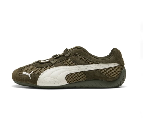 PUMA SPEEDCAT GO WNS DARK OLIVE-WARM WHITE